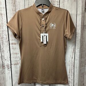 Women's Tan Polo Riding Shirt